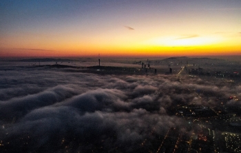 (Özel) Sise Bürünen İstanbul’Da Gündoğumu
