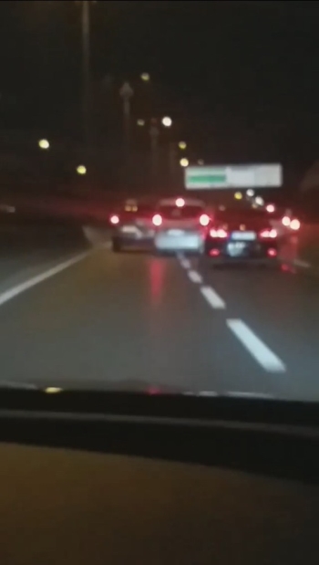 (Özel) Tem Otoyolu’Nda “Makas” Terörü Kamerada
