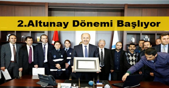 Başkan Altunay Mazbatasını Aldı