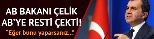 AB ilişkilerini dondurma tavrını müzakereleri kesme olarak algılarız