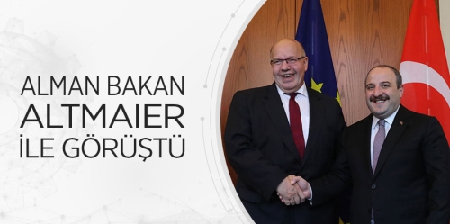 ALMAN BAKAN ALTMAIER İLE GÖRÜŞTÜ