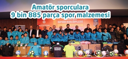 Amatör sporculara destek sürüyor