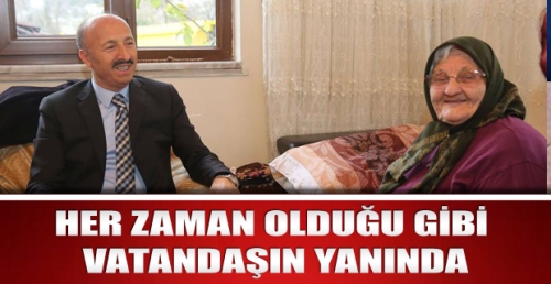 BAŞKAN ALTUNAY’DAN HASTA ZİYARETİ
