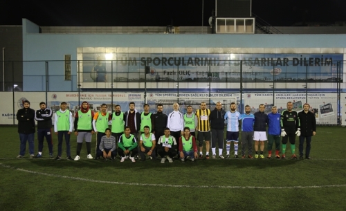 BAŞKAN KILIÇ ROMANLARLA DOSTLUK MAÇINA ÇIKTI