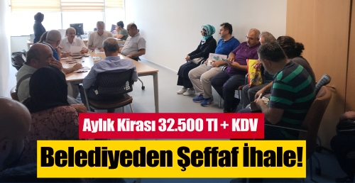 Belediyeden Şeffaf İhale!