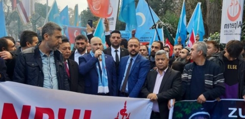 Çin’in Doğu Türkistan’daki zulmü İstanbul’da protesto edildi