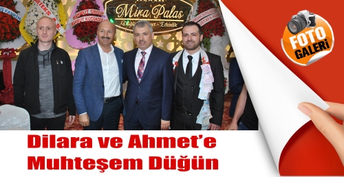 Dilara ve Ahmet'e muhteşem düğün