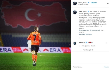 Edin Visca’Dan Bin Aileye Erzak Yardımı

