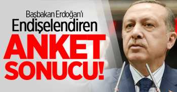 Erdoğan'ı Endişelendiren Anket Sonucu