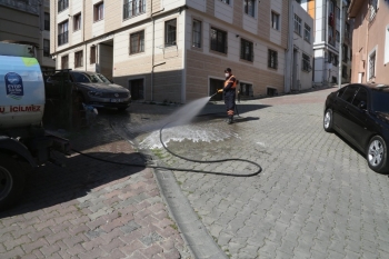 Eyüpsultan’In Cadde Ve Sokakları Temizlendi

