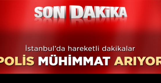 Terörle Mücadele Şube Müdürlüğü ekipleri  Sultangazi Kent Ormanı'nda mühimmat araması yapıyor