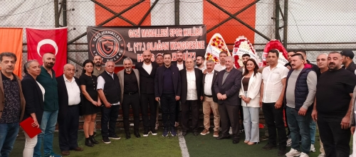 Gazi Mahallesi Spor Kulübü'nde Bayrak Değişimi