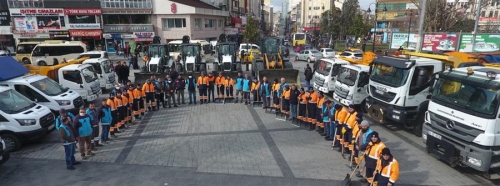 Gaziosmanpaşa'da Karla Mücadele Ekipleri Göreve Hazır