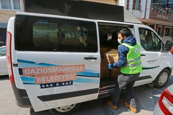 Gaziosmanpaşa’Da Yasağın İlk Günü Erzak Ve Ekmek Dağıtımı Yapıldı
