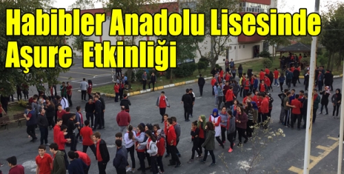Habibler Anadolu Lisesinde aşure etkinliği 