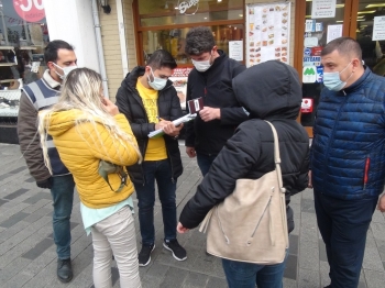 İstiklal Caddesi’Nde Tedbirlere Uymayanlara Ceza Yağdı
