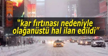 Kar fırtınası nedeniyle 11 eyalette olağanüstü hal