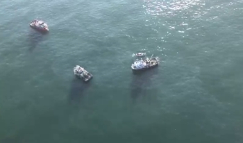 Kayıp 3 Kişiyi Arama Çalışmaları Havadan Görüntülendi
