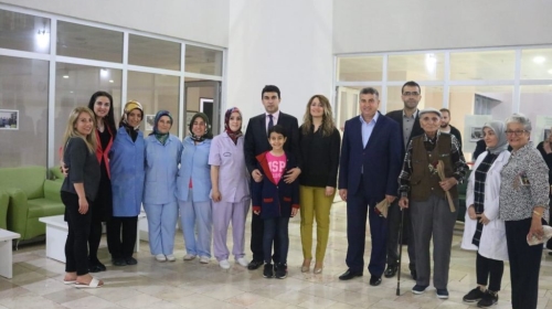 Kaymakam Uğur Kalkar, huzurevi sakinleri ile iftar yaptı 