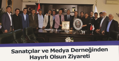 Sanatçılar ve Medya Derneğinden Hayırlı olsun Ziyareti