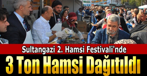Sultangazi 2. Hamsi Festivali'nde 3 Ton Hamsi Dağıtıldı 