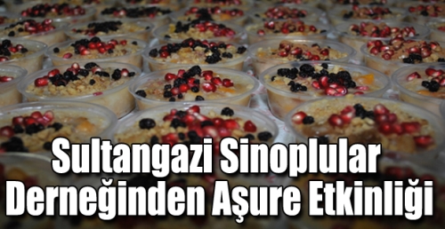 Sultangazi Sinoplular Derneğinden Aşure Etkinliği