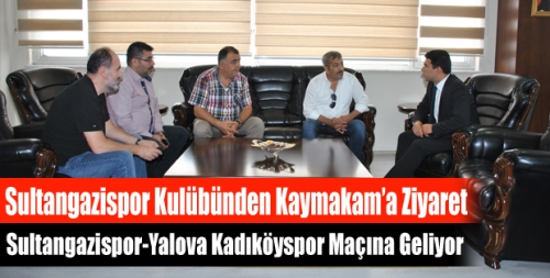Sultangazispor Kulübünden Kaymakam’a Ziyaret