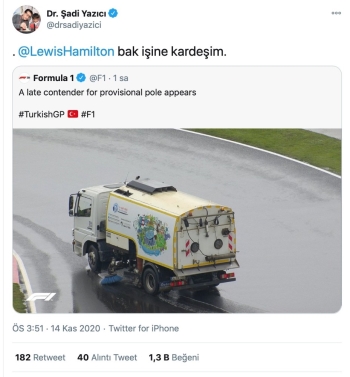 Tuzla Belediye Başkanı Yazıcı’Dan Hamilton’A Temizlik Aracıyla Cevap: “Bak İşine Kardeşim"
