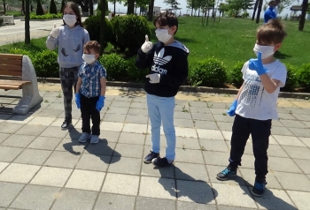 Uzun Zaman Sonra Dışarı Çıkan Çocuklar Şelale Eğitim Parkında Doyasıya Eğlendi
