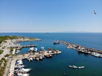 (Özel) Avcılar Sahilden Uludağ Manzarası
