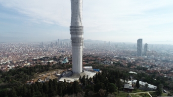 (Özel) Çamlıca Kulesi’Nde İnşaat Çalışmalarında Sona Gelindi
