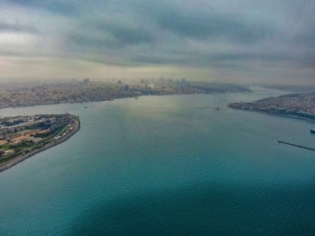 (Özel) İstanbul Boğazı Sessizliğe Büründü
