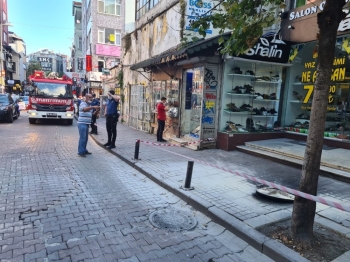 (Özel) İstanbul’Da Korkutan Patlama Kamerada
