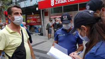 (Özel) Maske Takmayan Vatandaştan Polise Tepki: "Senin İsmini Öğreneceğim Ben"
