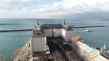 (Özel) Restorasyon Çalışmalarında Sona Gelinen Haydarpaşa Garı Havadan Görüntülendi
