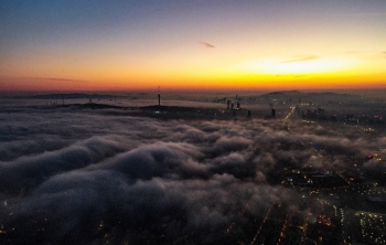 (Özel) Sise Bürünen İstanbul’Da Gündoğumu
