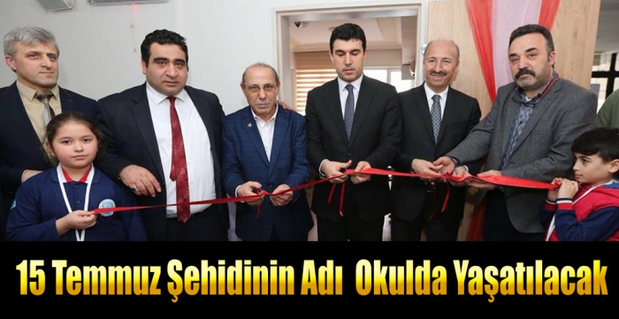 15 Temmuz şehidinin adı okulda yaşatılacak   