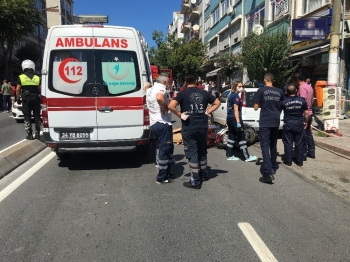 18 Yaşındaki Motosikletli Kurye İtfaiye Aracının Altında Ezildi
