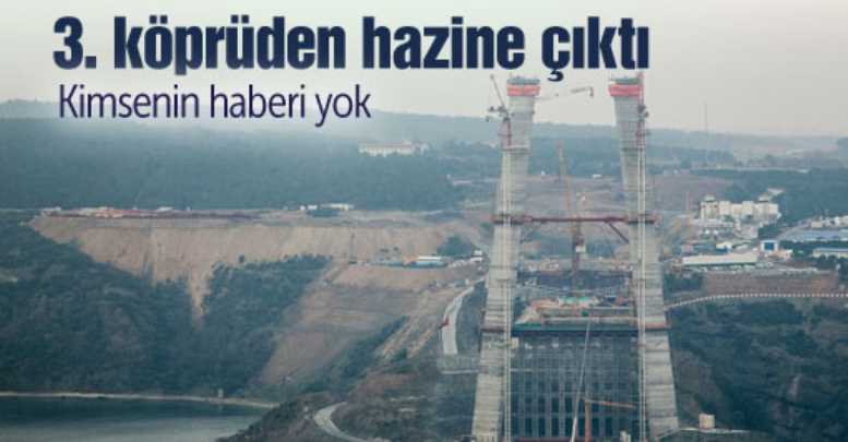 3. köprüden hazine çıktı