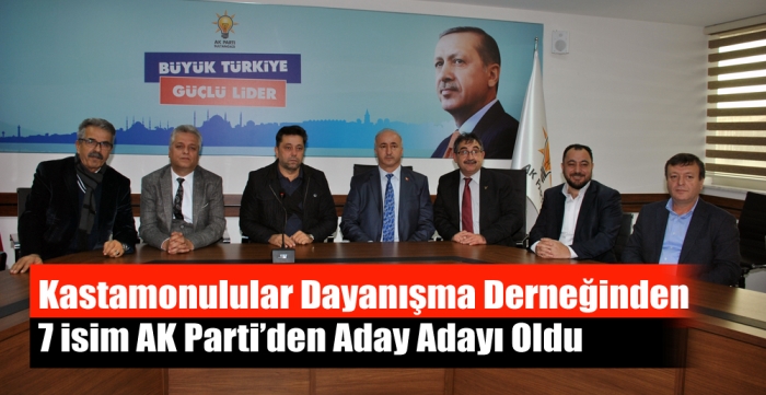 7 isim AK Parti’den aday adayı oldu