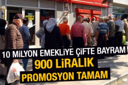 10 milyon emekliye çifte müjde