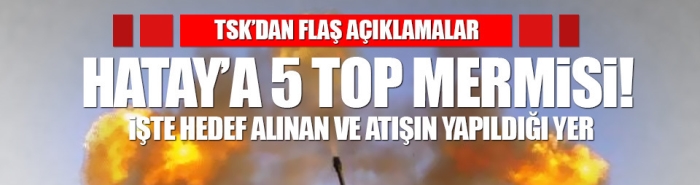 Afrin'den 5 adet top mermisi geldi!