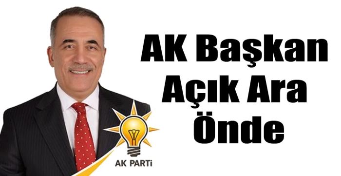 AK Başkan Açık Ara Önde