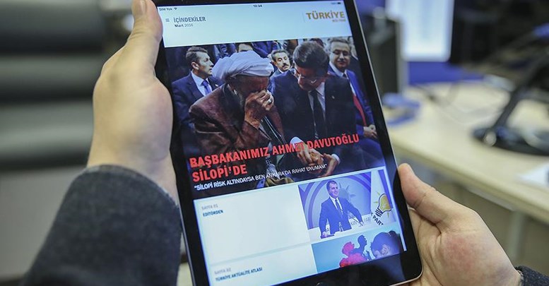 AK Parti'nin "Türkiye Bülteni" dijital ortamda