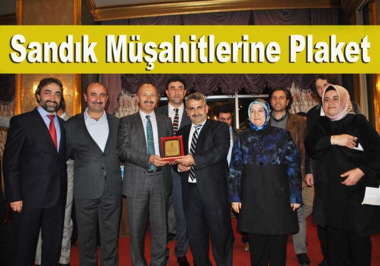 AK Parti Sandık Müşahitlerine Plaket