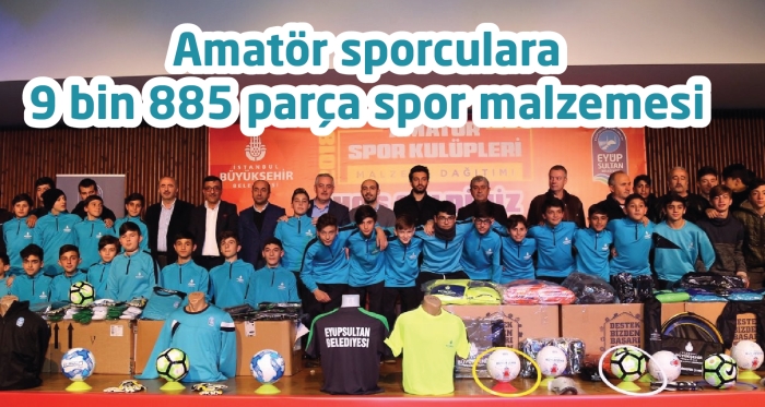 Amatör sporculara destek sürüyor