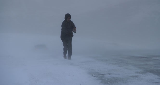 Ardahan’da kar ve tipi ulaşımı felç etti