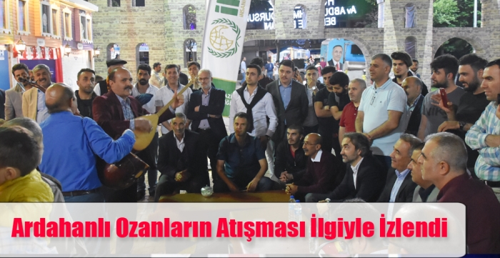 Ardahanlı Ozanların Atışması İlgiyle İzlendi