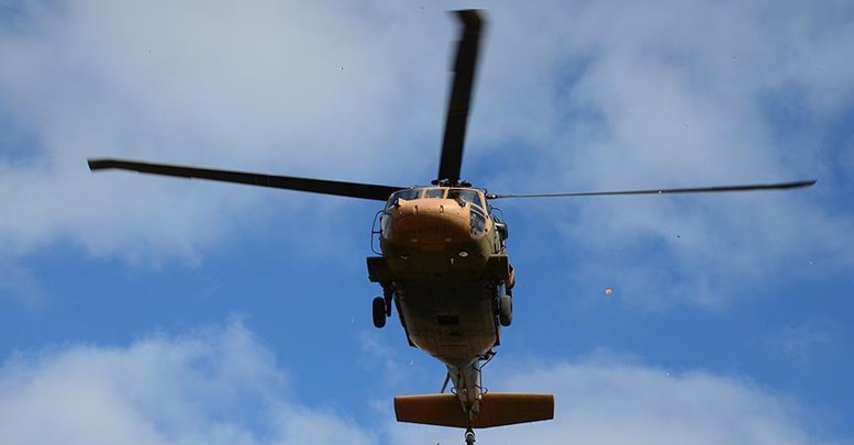 Arnavutluk'ta askeri helikopter düştü: 2 ölü