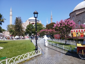 Ayasofya Bayram Namazına Hazırlanıyor
